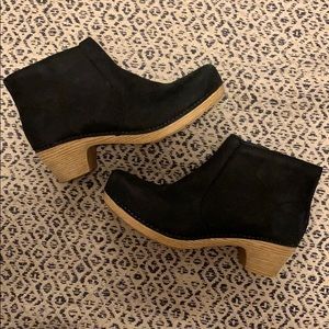 DANSKO Maria clog black leather bootie